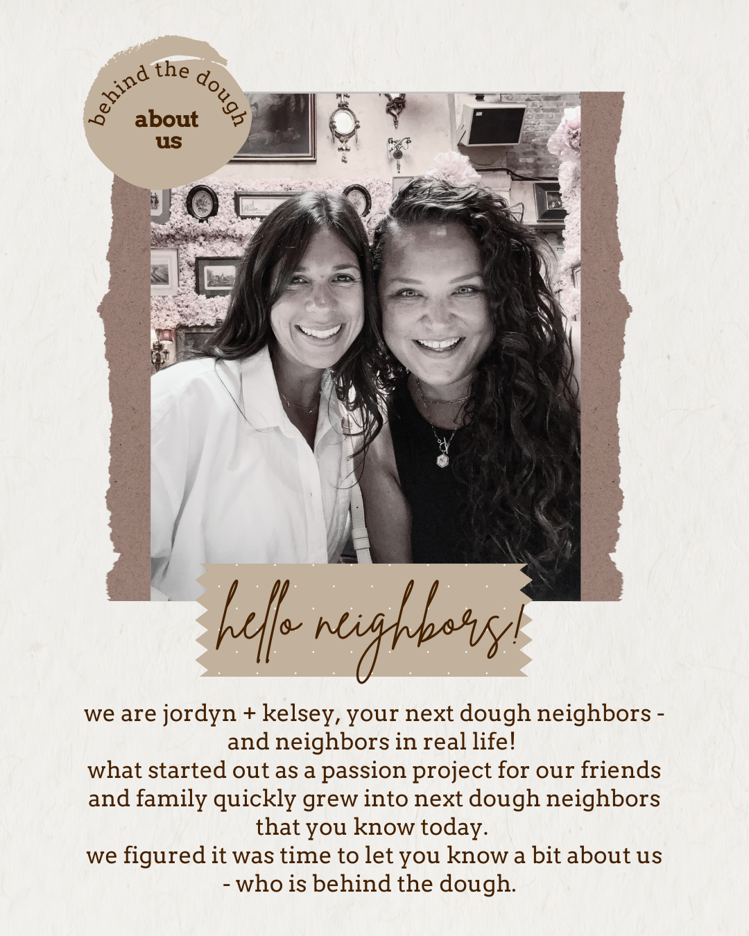 our story - page 1: about kelsey and jordyn