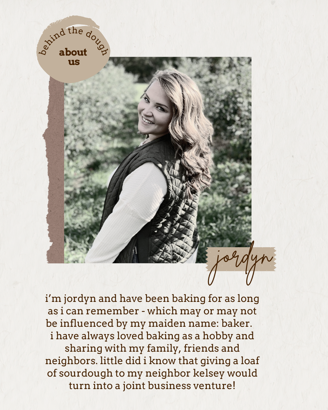 our story - page 2: about jordyn